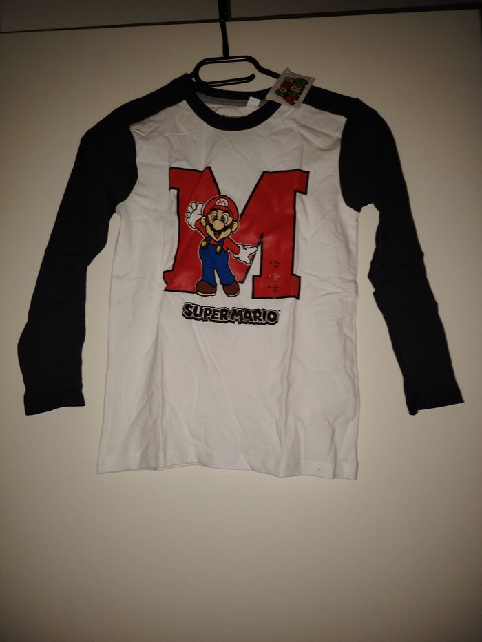 Tee shirt super mario taille 6 ans