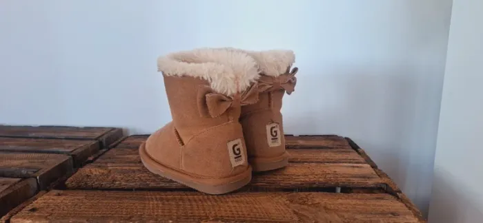 Bottines Gooce enfant – camel & beige - Taille 26 LA tendance - photo numéro 3