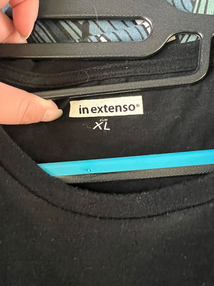 TEE shirt écriture in extenso taille L - photo numéro 2