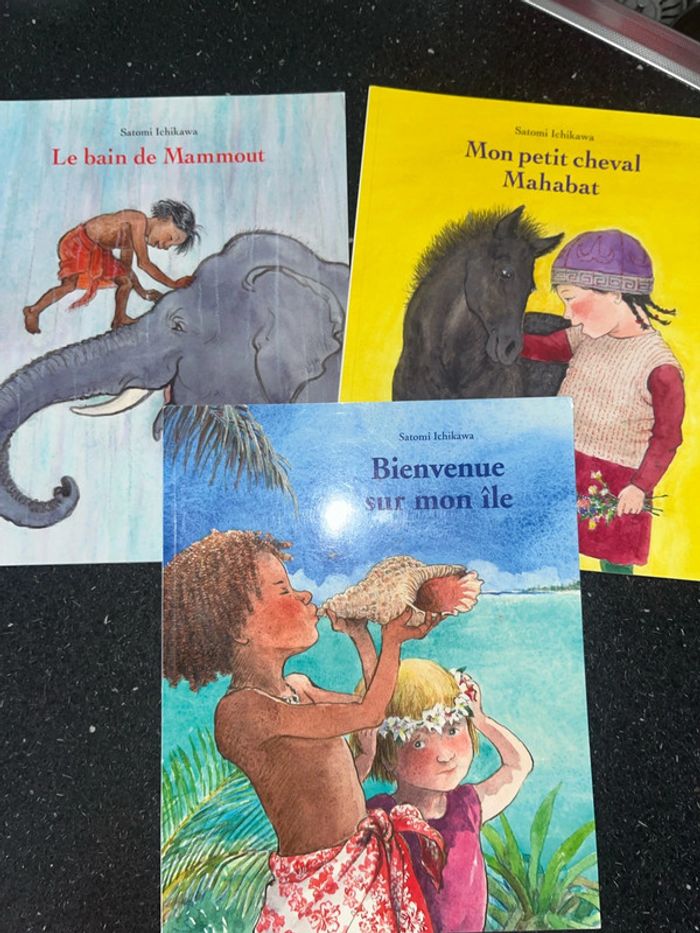 Lot de trois livres 📚 Satomi Ichikawa