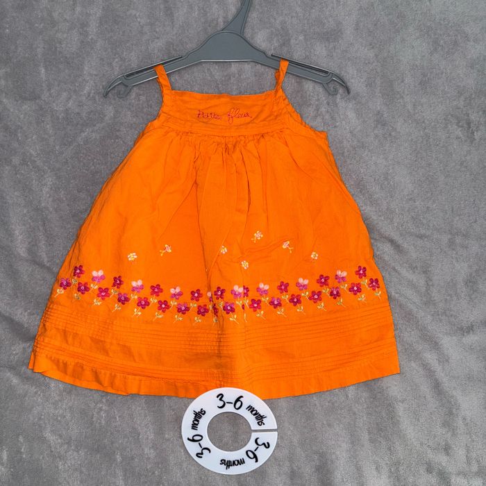 Lot robes fleurs débardeur bébé fille 3 mois - photo numéro 3