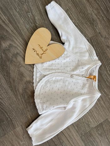 Gilet blanc Orchestra 12 mois