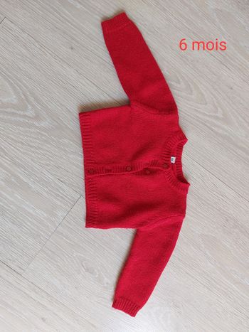 Gilet court rouge