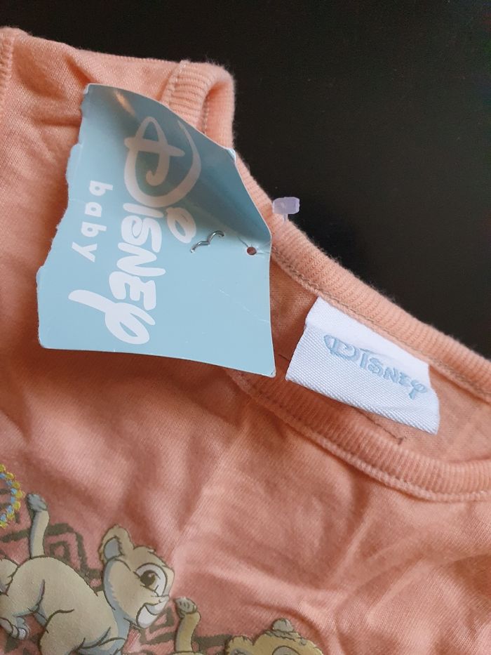 Tee-shirt débardeur bébé garçon 6 mois Disney neuf avec étiquette - photo numéro 2