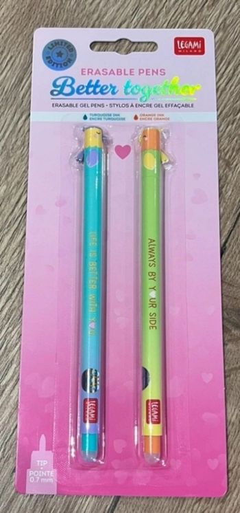 Stylos legami effaçables édition limitée saint Valentin