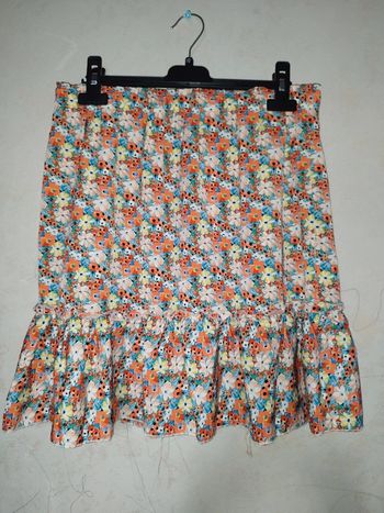 Mini jupe Fleurie évasée