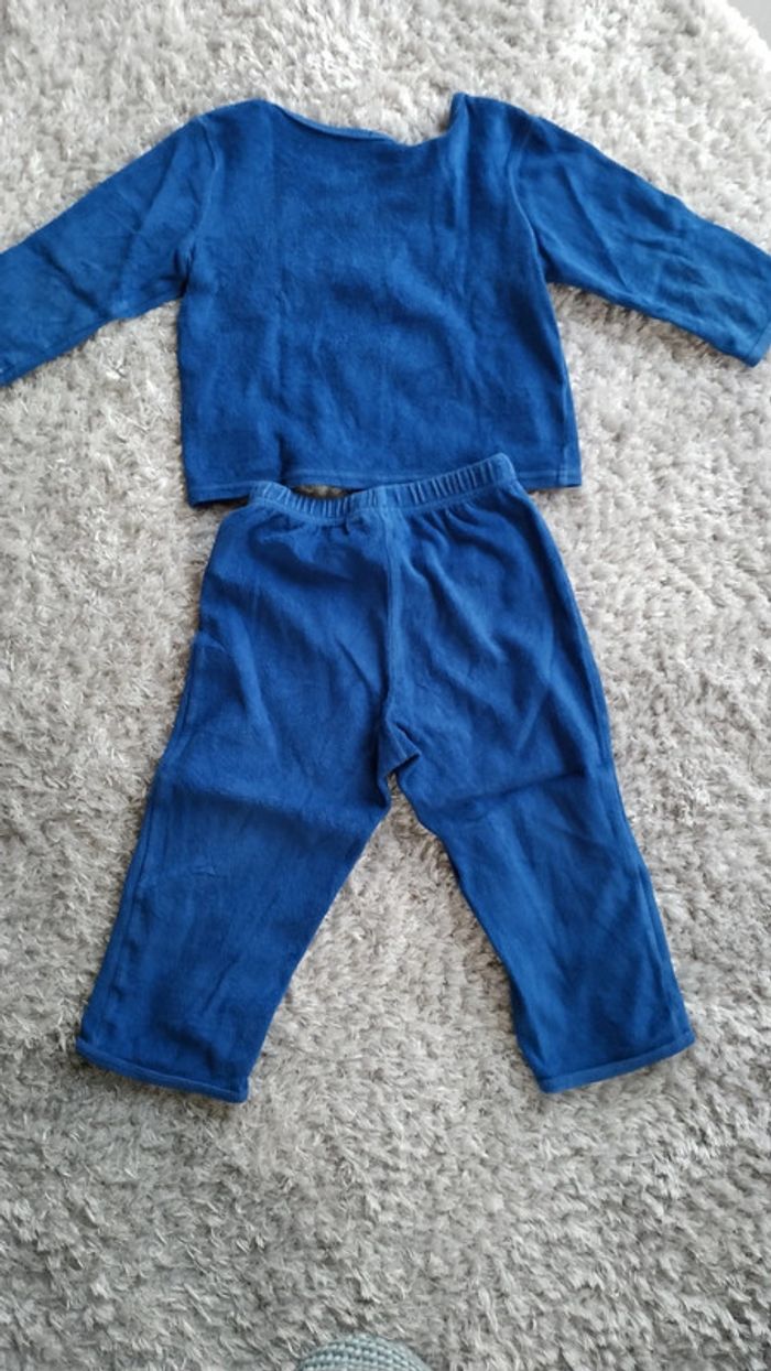 Pyjama bleu 24 mois - photo numéro 3