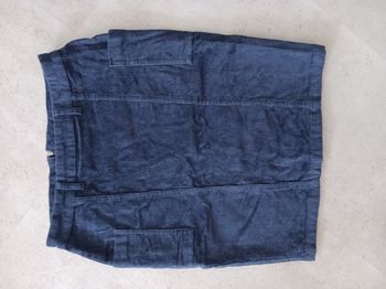 jupe droite en velours marine Taille 36 Esmara