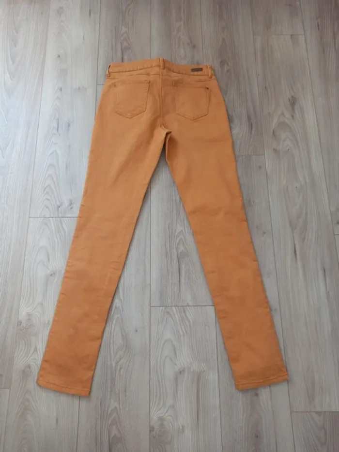 Pantalon slim moutarde - photo numéro 7