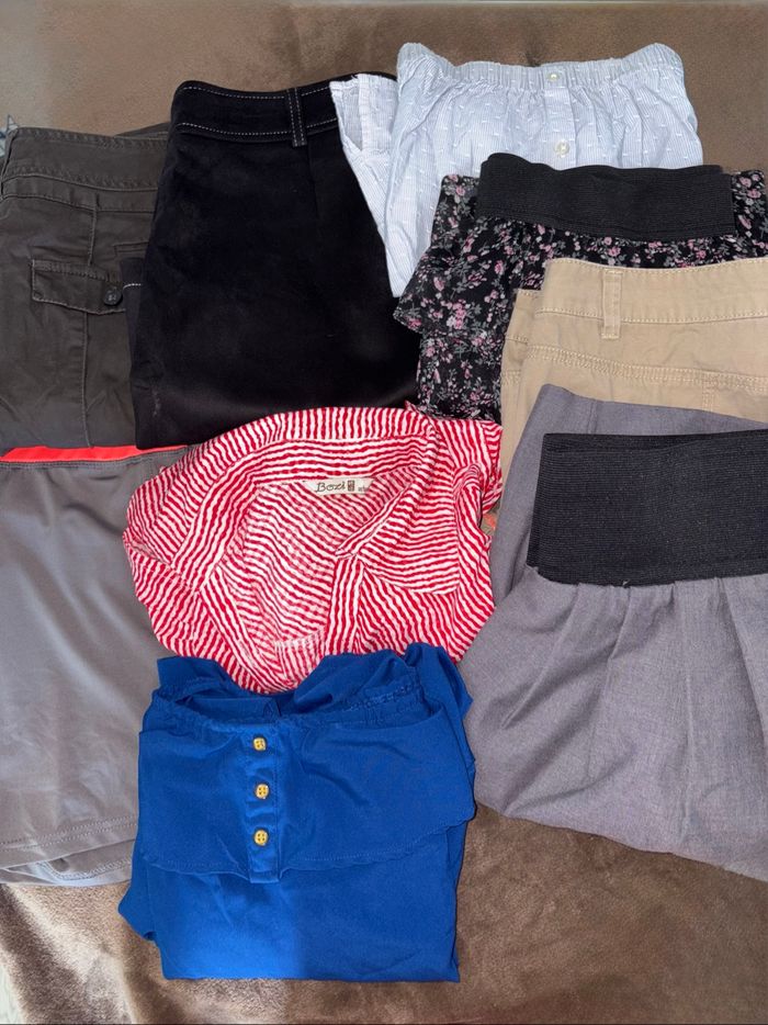 Lot de 9 vêtements femme taille L en très bon état