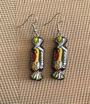 Boucles d’oreilles Galaxy caramel