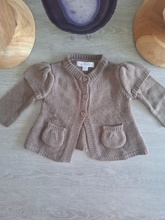 Gilet en laine Taille 1 mois - photo numéro 2