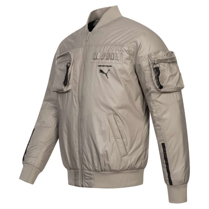 Blouson Aviateur PUMA Pace Lab Down Homme Gris Clair NEUF (S) - - photo numéro 2