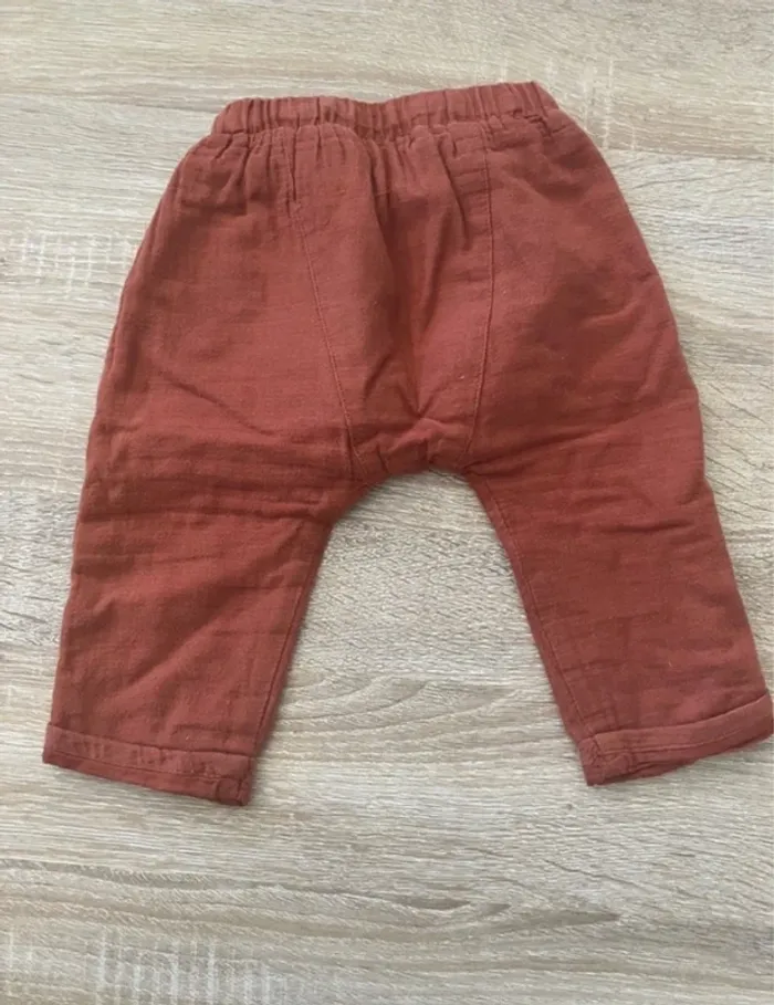 Lot de 2 chemises + 1 sarouel 9 mois - photo numéro 3