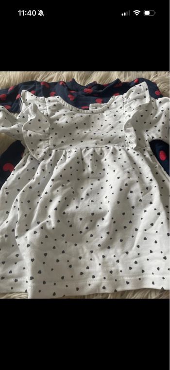 Lot robe bebe fille