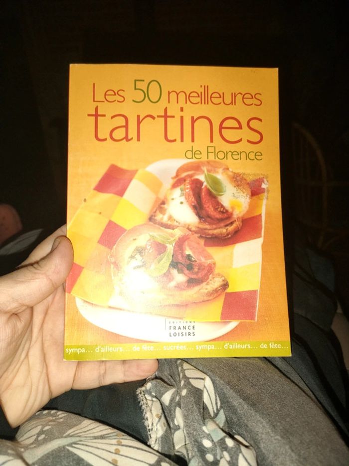 Livre les 50 meilleures tartines de Florence