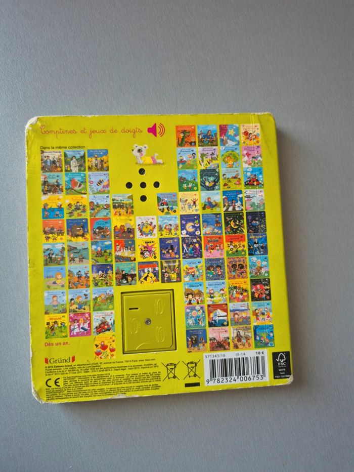 Livre comptines et jeux de doigts - photo numéro 2