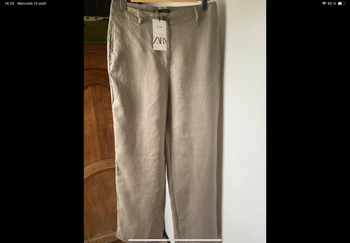 ZARA pantalon lin