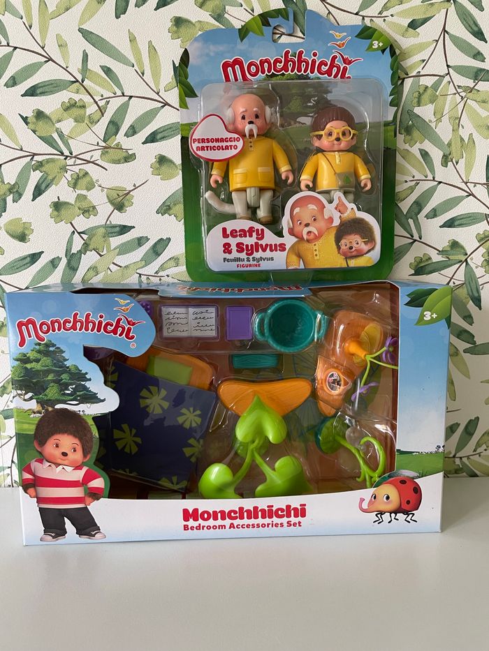Lot de 2 boîtes Monchhichi