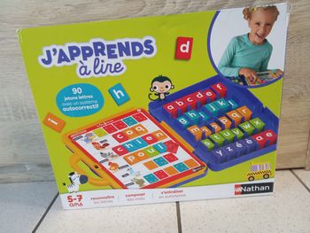 Malette apprentissage mots, orthographe, vocabulaire, lecture, jeu dès 5 ans, GS, Nathan, j'apprends à lire, lettres alphabet, écriture, boîte d'origine, idéal cadeau, offrir