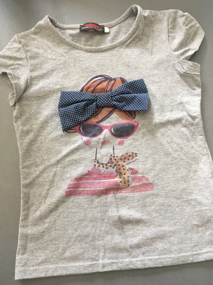 Catimini tee shirt fille vêtement enfant taille 6 ans