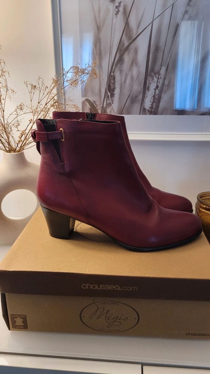 Bottines en cuir neuves taille 41 - photo numéro 6