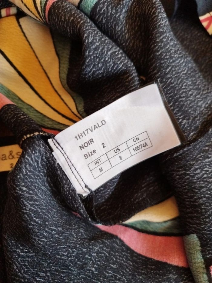 Jupe noire géométrique Ba&sh vintage M/38 - photo numéro 5