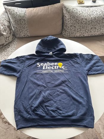 Sweat à capuche Seabee Electric double face – Taille XL
