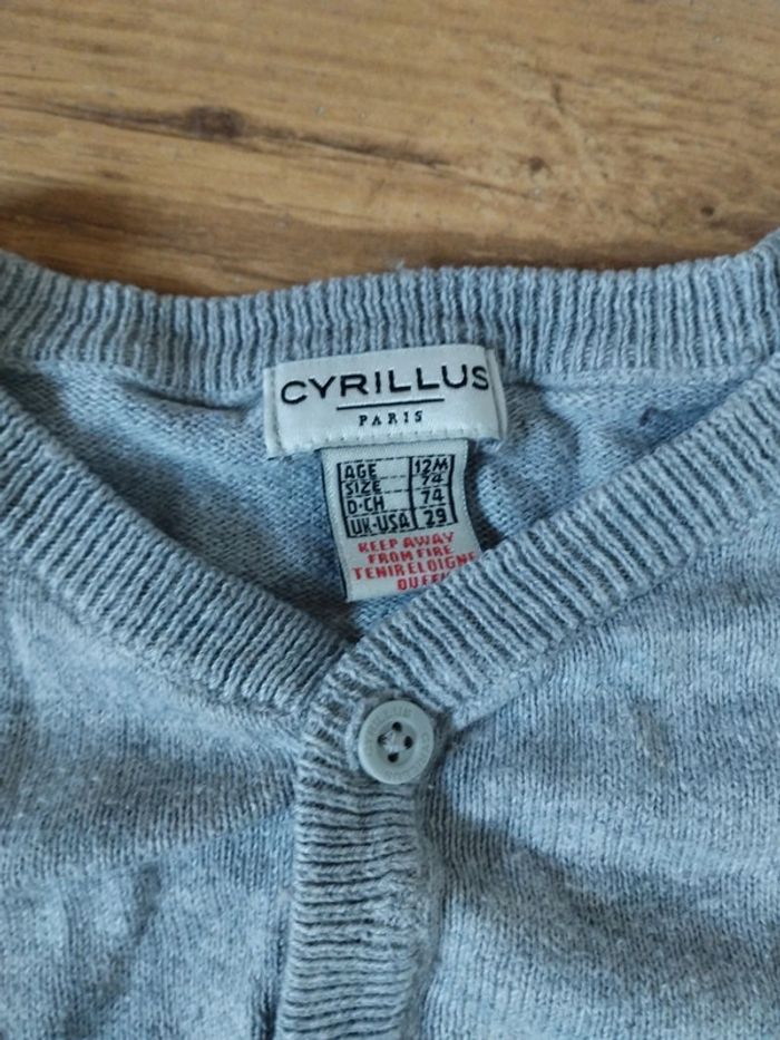 Gilet garçon taille 12 mois - photo numéro 3