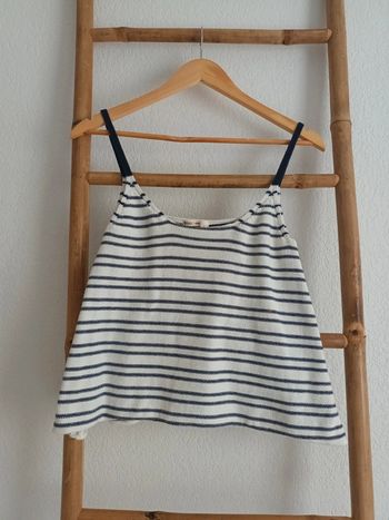 Débardeur rayé 100 % coton Bizzbee taille L