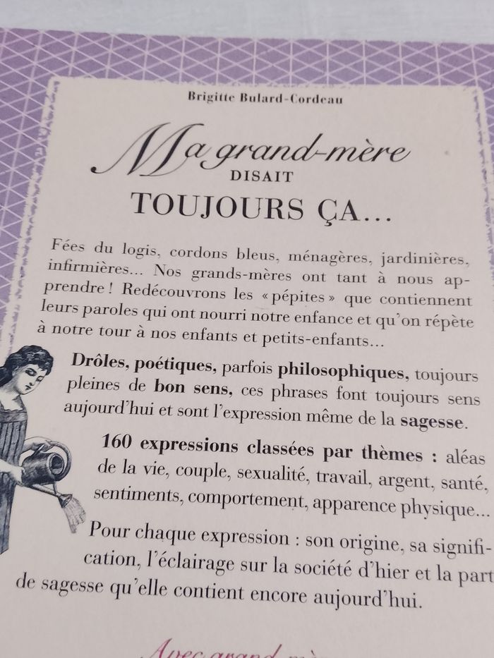 Ma grand mère disait toujours ça... - photo numéro 2