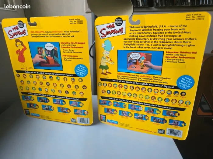Figurine Playmates Simpsons Mel série 5 + Edna série 7 WOS - photo numéro 2