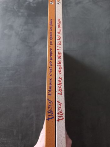 Lot 2 albums doubles titeuf tome 2 3 8 9