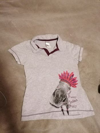 Tee shirt équitation taille 6 ans
