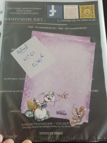 Feuille Diddl relief 61 0,40€