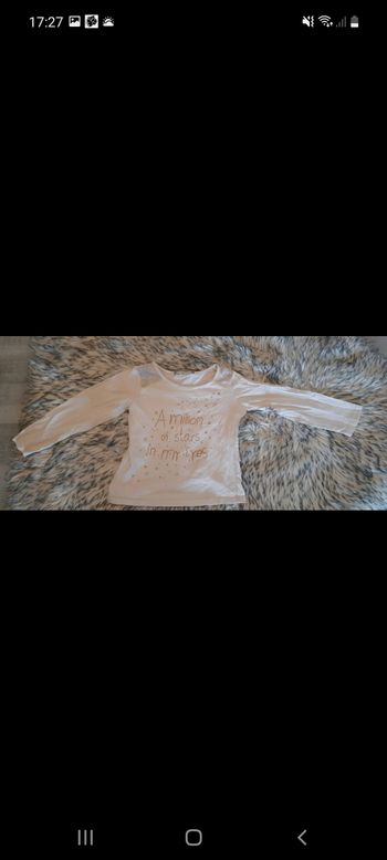 T shirt longue manche 3 ans