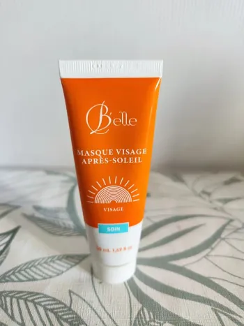 Belle masque visage après soleil 50ml valeur16 €  à utiliser 6 mois après ouverture
