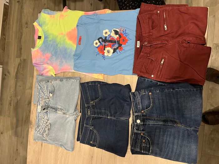 Lot de 8 vêtements fille taille S