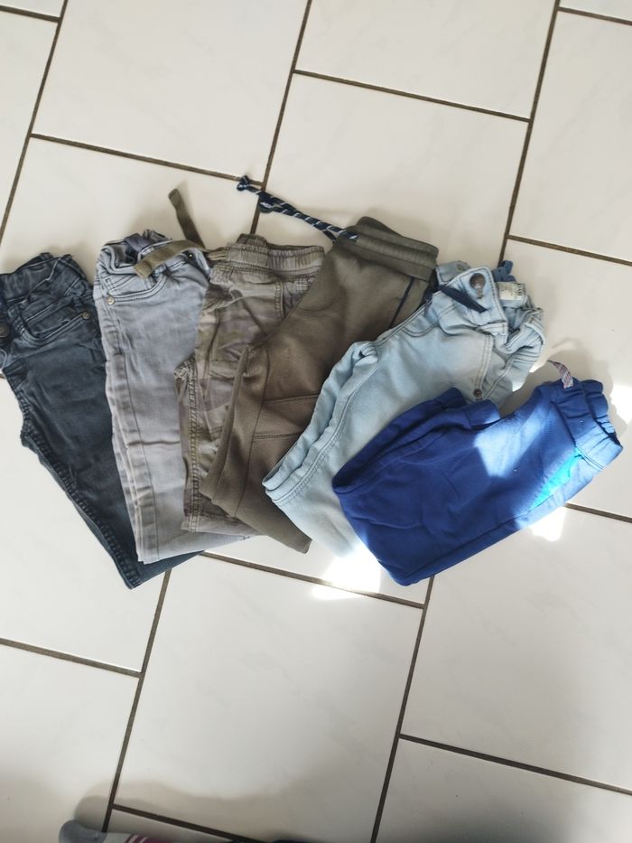 Lot 6 pantalons