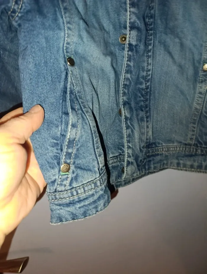 Veste en jean avec capuche sweat amovible taille 4 ans Orchestra - photo numéro 3