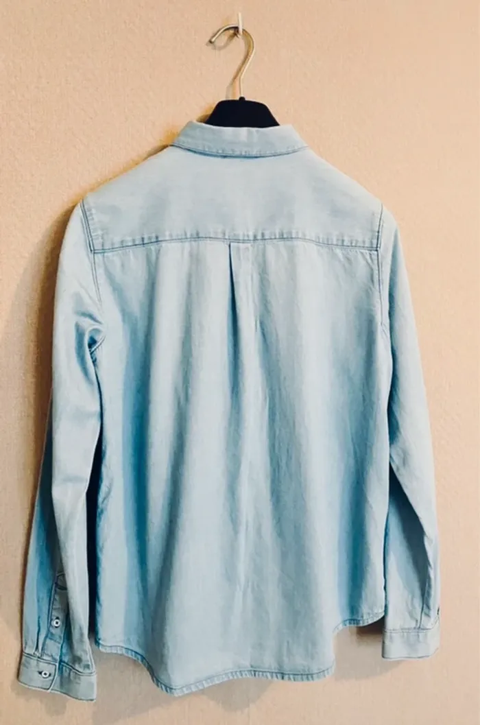 Chemise fille jeans - rentrée - photo numéro 3