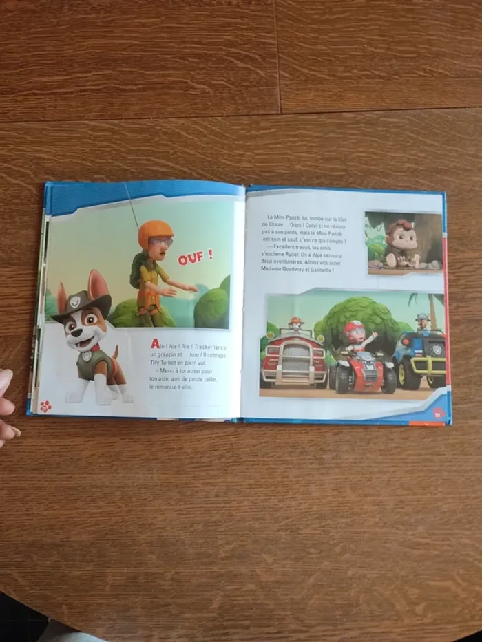 Livre paw patrol sauvetage sur une tyrolienne - photo numéro 16