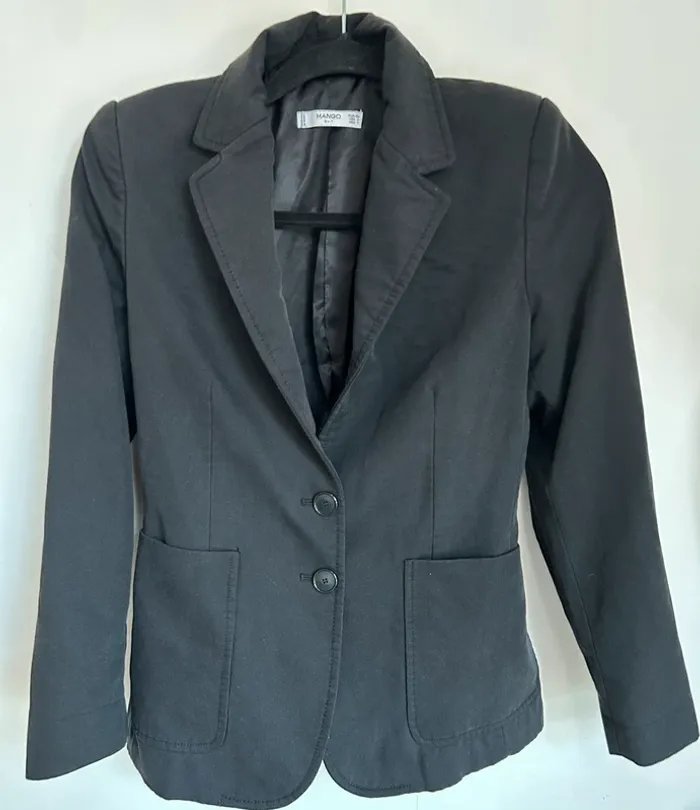 Blazer noir femme taille xs mango - photo numéro 2