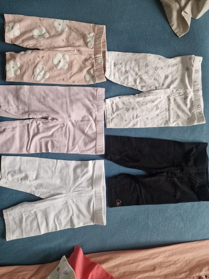 Lot leegings shorts 3ans