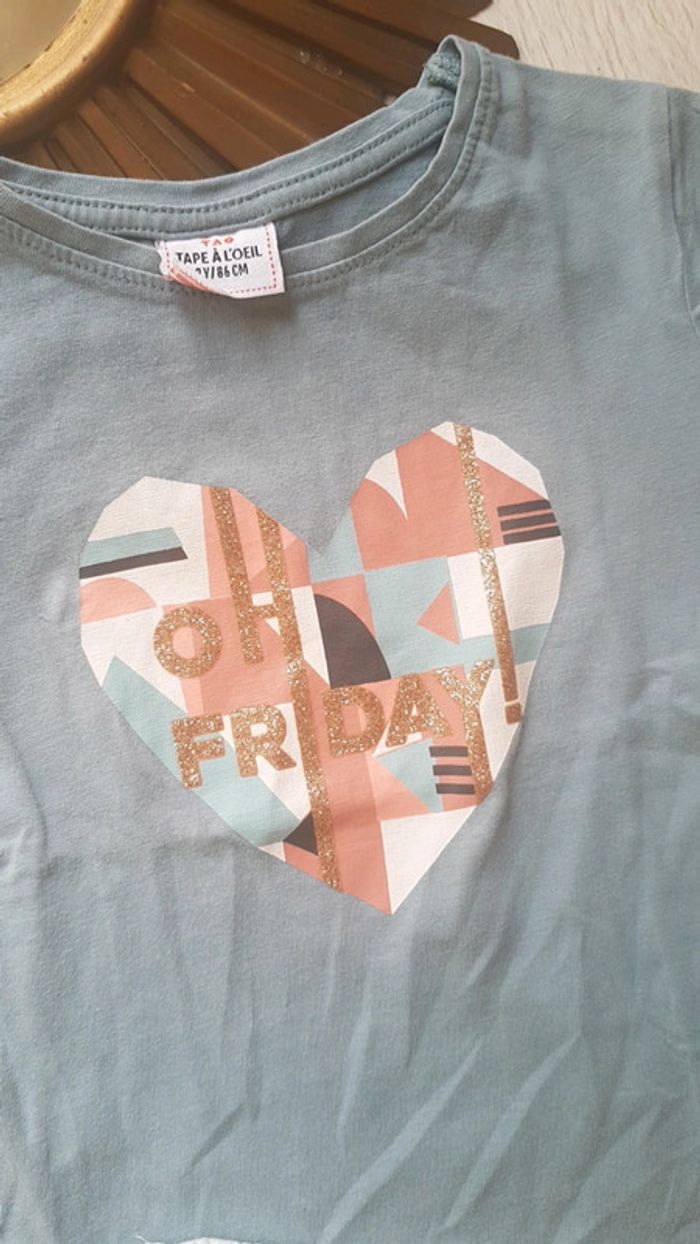 Lot de 4 articles fille été 2ans tao kiabi - photo numéro 3