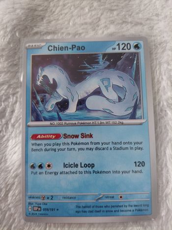 Carte Pokémon Chien-Pao