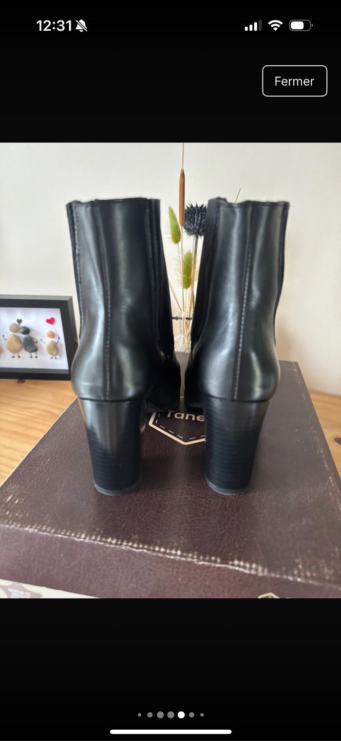 Bottines noires taille 36 - photo numéro 6