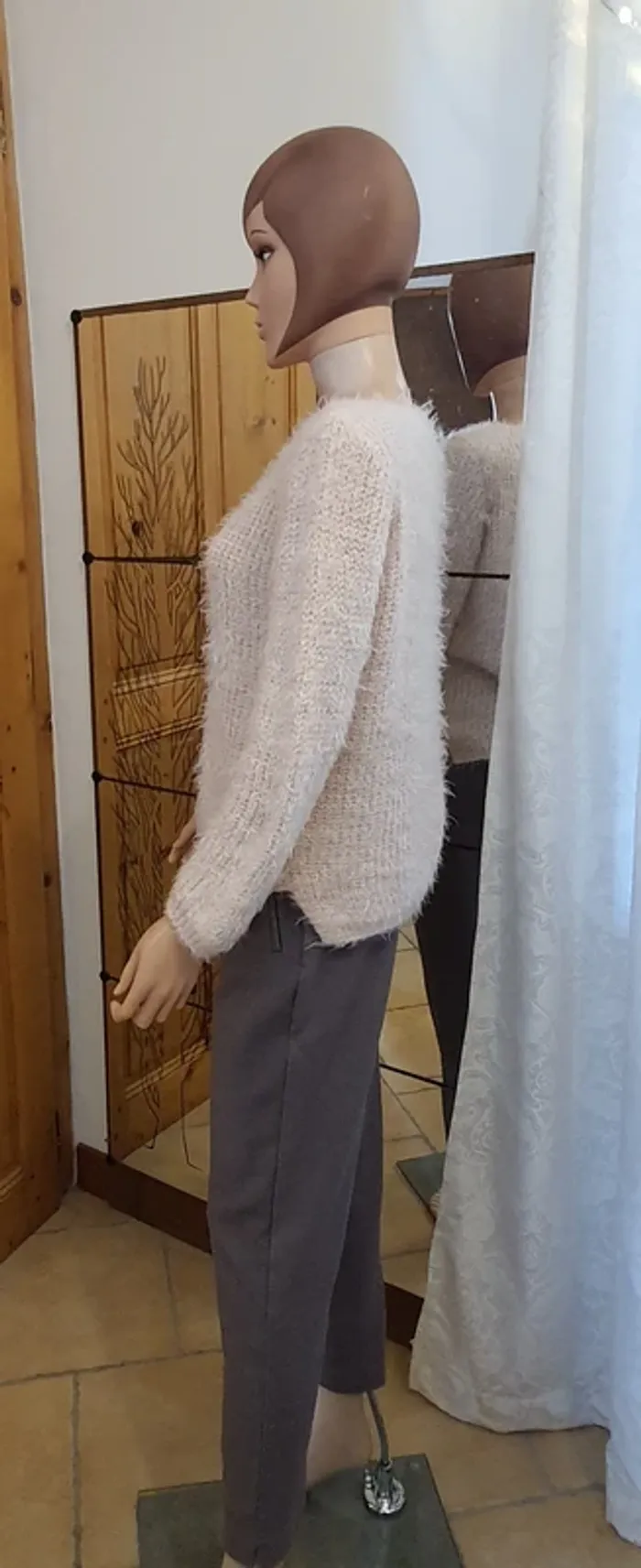 Pull rose femme "JLB Fashion" taille S - photo numéro 3