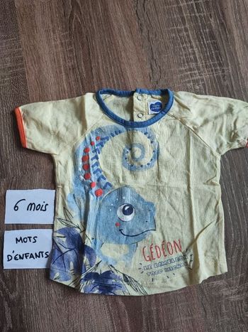 t-shirt 6 mois