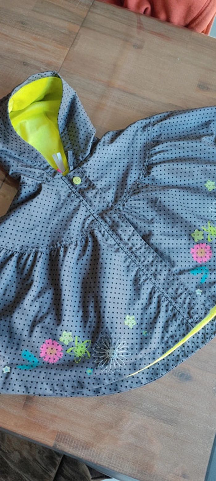 Poncho imperméable fille 23 mois